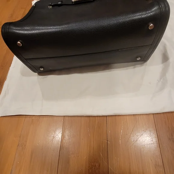 Coach Black Leather Satchel - Picture 4 of 12